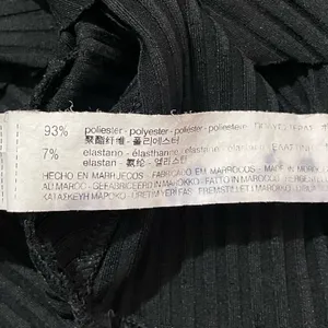 Zara W & B Cropped Mockneck Long Sleeve Tee - Black - Medium thumbnail 13
