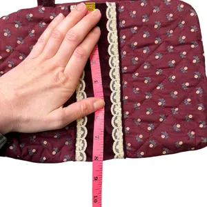 🌸✨ Vintage‎ Quilted Floral Kleenex Tissue Holder Travel Organizer ✨🌸 thumbnail 3