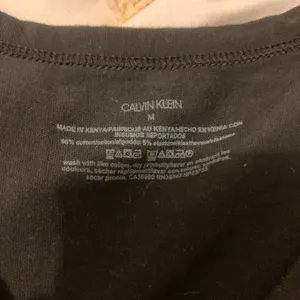 Calvin Klein Black V Neck Basic Top thumbnail 3