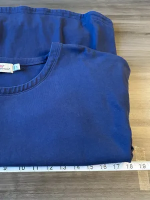 Vineyard Vines‎ Womens Navy Blue Long Sleeve Top Button Accent Size Small thumbnail 5
