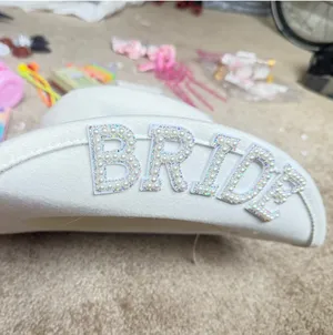 Bride Cowboy Hat White thumbnail 1