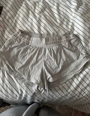 White Lululemon Shorts thumbnail 1