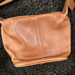 Vintage COACH 4148 Brown Leather Original SoHo Mini Bucket Shoulder Bag USA NICE thumbnail 9