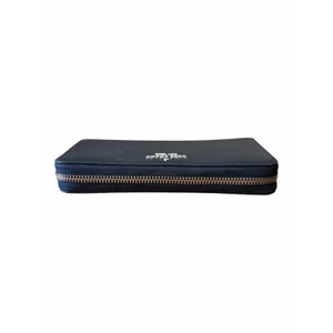 Kate Spade Leila Large Continental Wallet Black Pebbled Leather Zip Around thumbnail 4