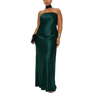 Reformation | NWT Oren 100% Silk Maxi Dress with Scarf in Forest Green | XL thumbnail 4