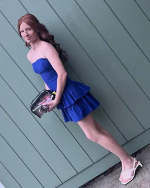 Windsor blue hoco/prom dress thumbnail 1