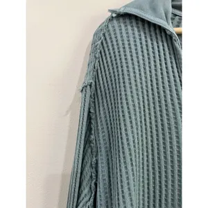 We The Free Raymond Waffle Knit Thermal‎ Tunic Oversized Boho Layer Top S thumbnail 6