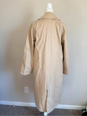 NWT Varley Robyn Oversized Car cotton twill Coat A line shape size xxs thumbnail 12