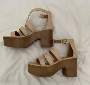 Lulus Nude Platform Sandals thumbnail 2