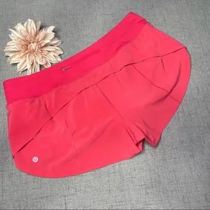 Lululemon Speed Up Athletic Gym Shorts Pink Heartthrob 12 thumbnail 7