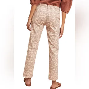 Anthropologie mushroomcore Cheetah Leopard Animal Print Wanderer Pants 26 thumbnail 5