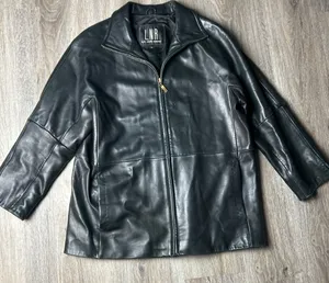 LNR by La Nouvelle Renaissance Genuine Leather Jacket – Size Large thumbnail 1