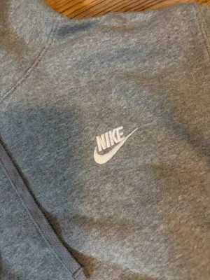 Nike grey hoodie thumbnail 3
