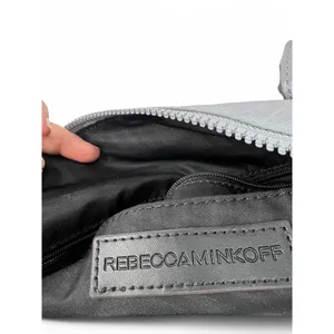 Rebecca Minkoff washed nylon tote Grey Large Shoulder Bag Overnight Commuter thumbnail 5