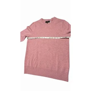Quince Women’s Mongolian Cashmere Crew Neck Sweater XS Mauve Mist Soft Pink thumbnail 9