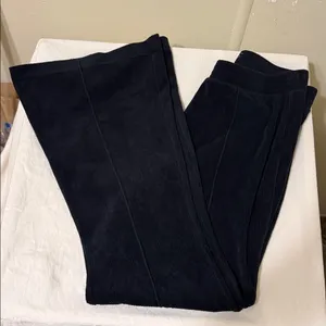 Aerie WOMENS Black Corduroy Short Court Flare Pants thumbnail 3