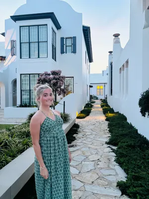 Green maxi dress thumbnail 4