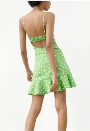 Zara Polka Dot print Dress thumbnail 1