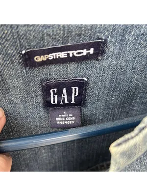 GAP Denim Jacket - Stretch, Classic Blue, Size L thumbnail 2