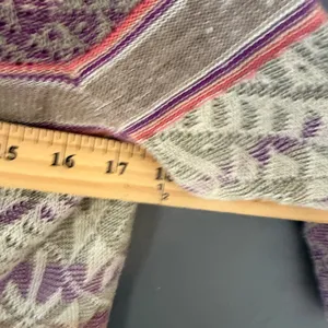 Lauren Ralph Lauren‎ Linen Cotton Geometric Sweater Purple Coral Small Western thumbnail 6