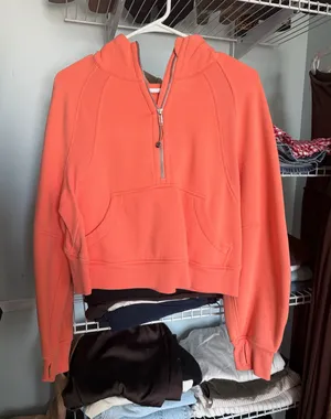 Coral Lululemon Scuba Hoodie thumbnail 1