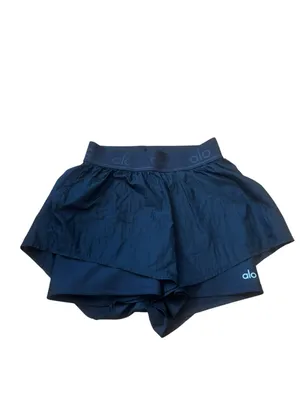 ALO Yoga High Waisted Catch The Light Short In Black XXS thumbnail 2