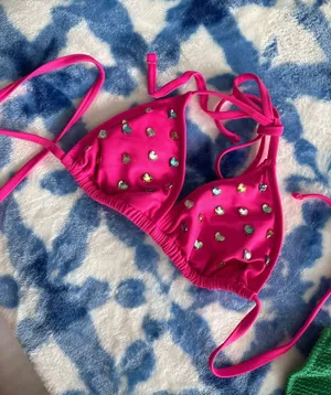 Target pink bikini top thumbnail 1