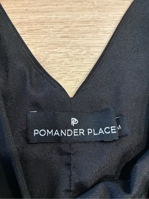 Pomander Place x Tuckernuck Black Sleeveless Tie Bow Mini Dress Size M thumbnail 6