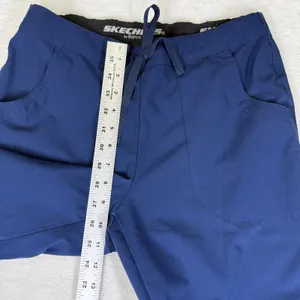 Skechers by Barco Navy Blue Scrub Pants Womens Cargo Athletic Medical S thumbnail 3