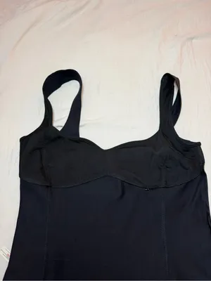 Free People Somewhere Sometime Cami in Black Size Medium thumbnail 9