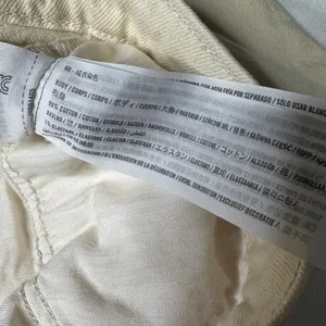 Abercrombie Curve Love 90s Straight Cream Ivory Jeans 32 14R thumbnail 8