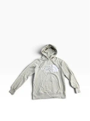 Women's The North Face Hoodie Sweatshirt Size XS Sage White Logo thumbnail 2