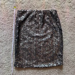 Cotton On Gray Metallic Sequin Bodycon High Waisted Skirt thumbnail 4