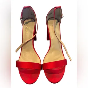 Lulu's Striking Scarlet Heels thumbnail 6
