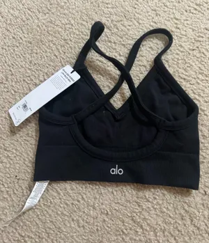 Alo Yoga Seamless Bra Ribbed thumbnail 1