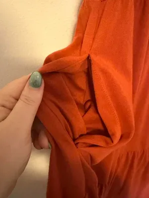 Rust Orange Tiered Tank Dress thumbnail 3