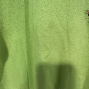 Neon green Christmas grandma style snowman sweatshirt‎ thumbnail 2