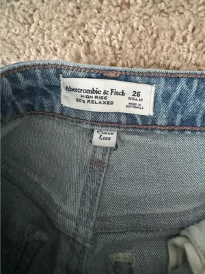 Abercrombie High-Rise 90s Relaxed Curve Love Jeans thumbnail 4