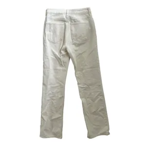 Mango Matilda Straight Leg Jeans Off White Cream High Waist Cotton Size 2 thumbnail 2