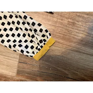 Anthropologie Comme Toi Flower Checker Blouse thumbnail 3