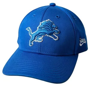New Era NFL Men's Blue Detroit Lions Football Team Embroidered Cap Hat One Size thumbnail 1
