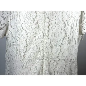 Jessica London Womens Dress White‎ Lace Short Sleeve Handkerchief Hem Size 20W thumbnail 13