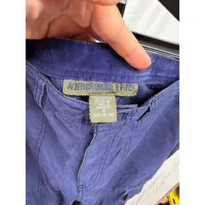 Abercrombie Vintage ‎ 90's Y2K Womens Navy Relaxed Utility Cargo Paratrooper Pants Sz 6 thumbnail 6