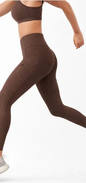 Athleta Women's Brown Athletic Leggings with Pockets thumbnail 1
