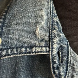 Madewell Chambray Frayed Hem Button Down Shirt Dress thumbnail 12