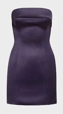Aritzia Shimmer Tube Satin Dress Ten thumbnail 1