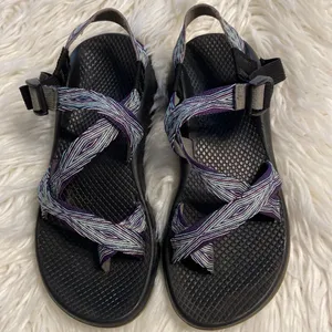 Chaco Sandals size 8 good condition color purple blue see all photos thumbnail 1