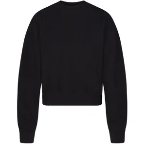 Boyfriend Fleece Crew Neck Pullover 'Onyx' thumbnail 1
