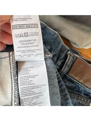 Topshop Moto Denim Blue Dress With Zipper Size 8 thumbnail 5