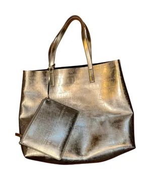 Juicy Couture Gold tote bag with wristlet thumbnail 1